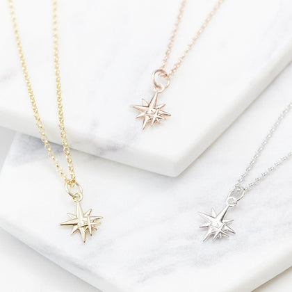 Mother and Child Mini Necklace Silver